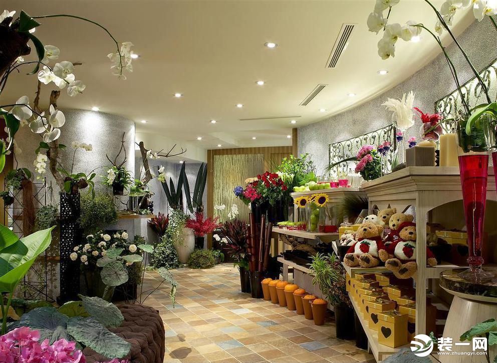 不同风格花店装修效果图 你喜欢哪种风格呢?
